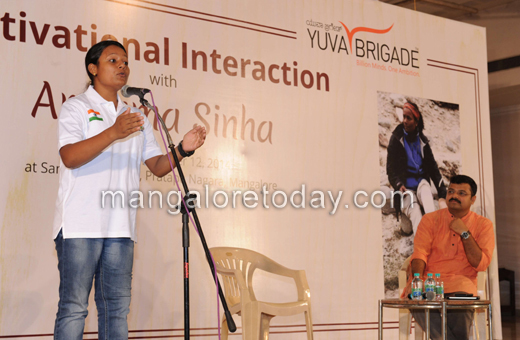 Arunima Sinha in Mangalore